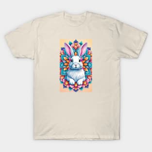 Rabbit Mandala Flower T-Shirt